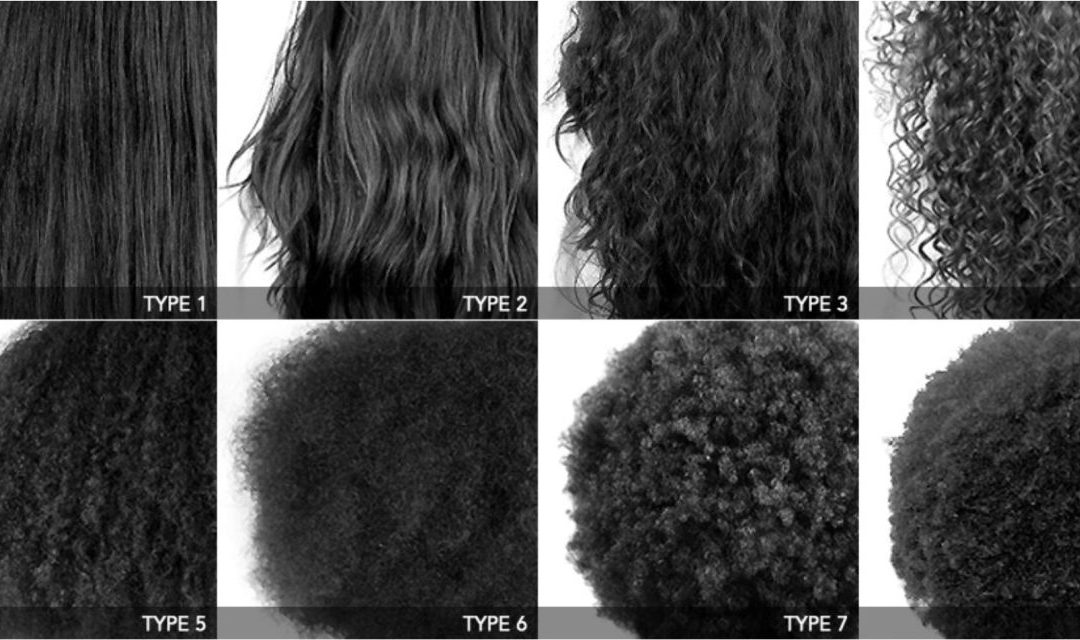 Les différents types de cheveux